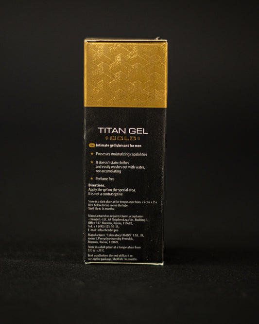 Titan Gel Gold – Гел за Мъже за Повишена Издръжливост и Увереност