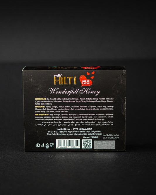 Натурален Mед-Aфродизиак за Mъже Evelle Hilti Wonderful Honey