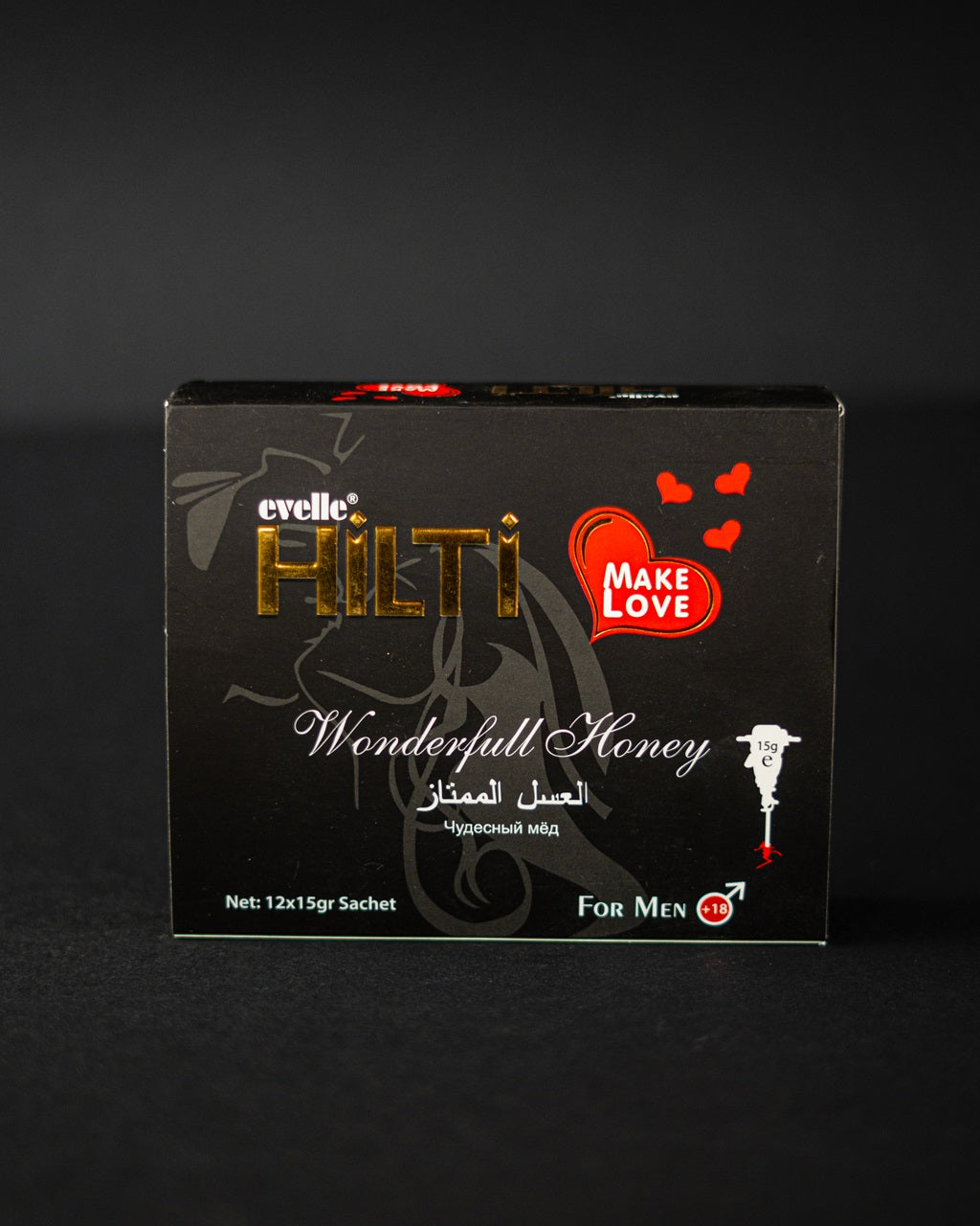 Miel Afrodisíaca Natural para Hombres Evelle Hilti Wonderful Honey