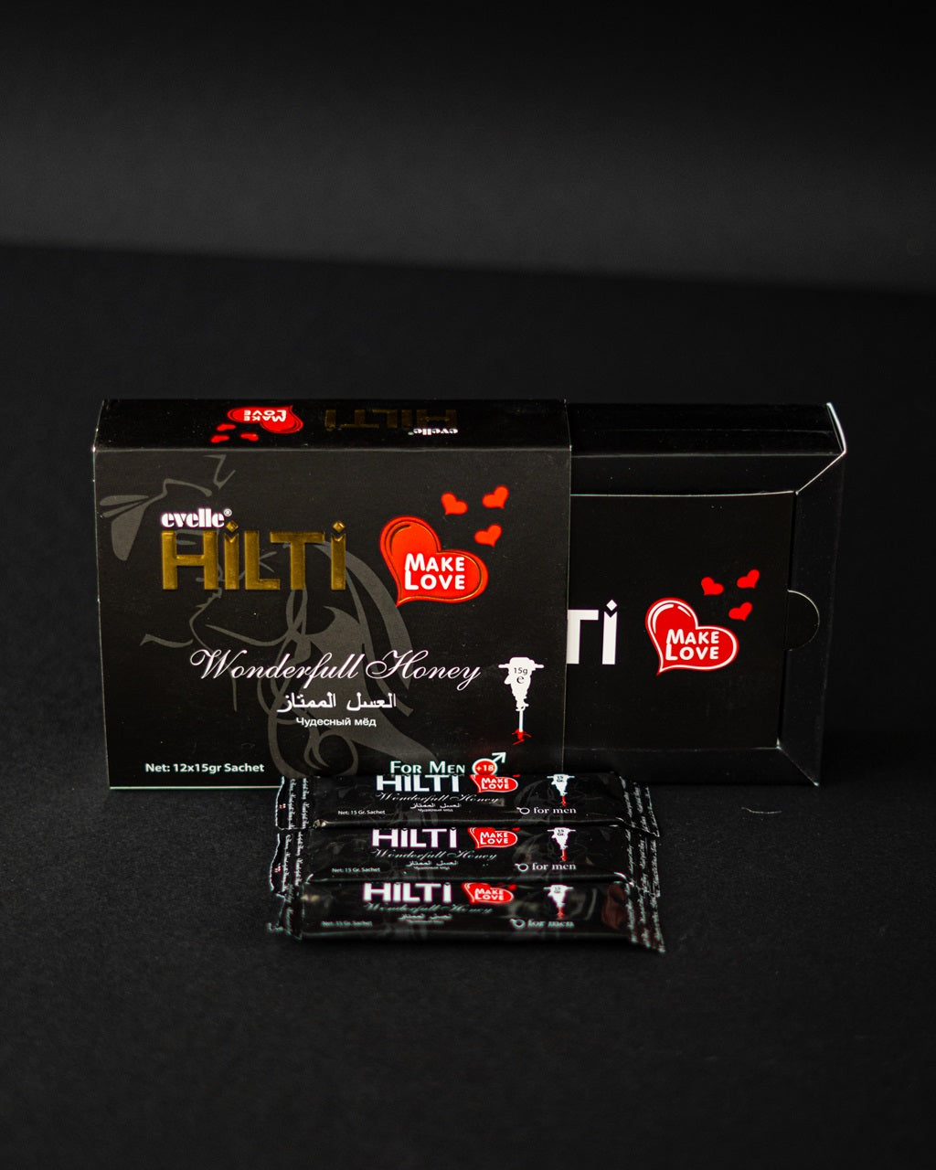 Miel Afrodisíaca Natural para Hombres Evelle Hilti Wonderful Honey