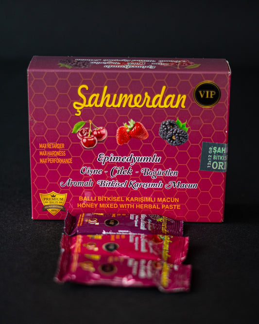 Sahimerdan VIP – Билков Маджун с Мед и Плодови Вкусове (12 x 12 г)