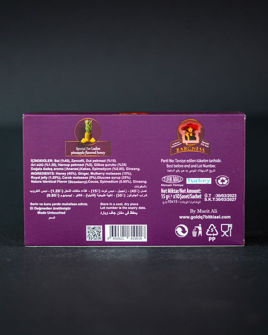 BARONESS – Билков афродизиак за жени с ананасов вкус (10 x 15 г)